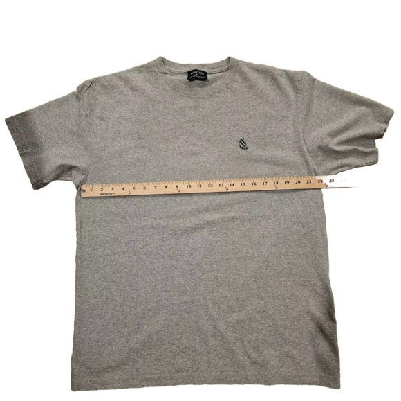 Nautica T-Shirt Size XL Heather Gray Small Sailboat Graphic on Front Chest Y2K? - Picture 3 of 8
